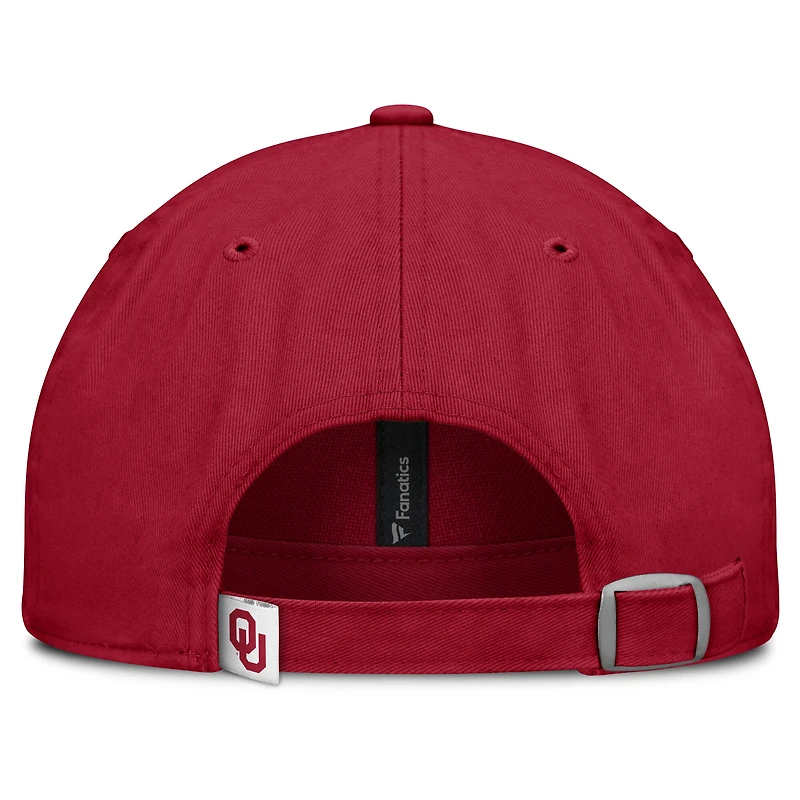 Casquette ajustable Candid des Oklahoma Sooners pour femmes Fanatics Crimson