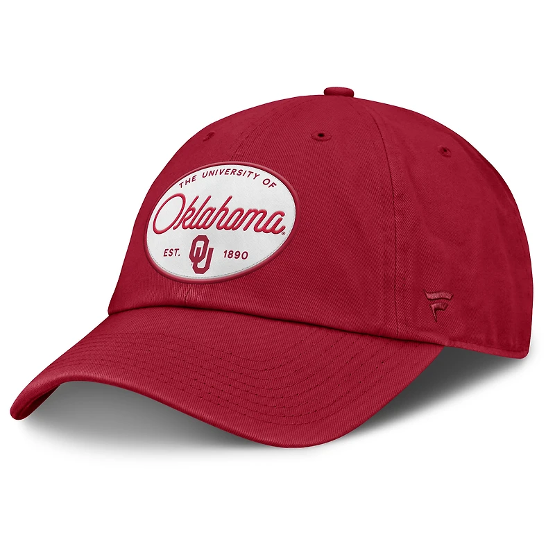 Casquette ajustable Candid des Oklahoma Sooners pour femmes Fanatics Crimson