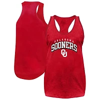 Women's Fanatics Crimson Oklahoma Sooners Plus Arch Tank Top