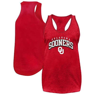 Débardeur à strass grande taille pour femmes Fanatics Crimson Oklahoma Sooners