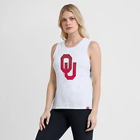 Women's Fanatics White Oklahoma Sooners Activate Slub Tank Top