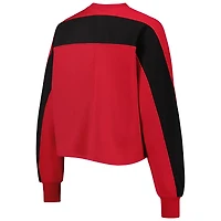Sweat Gameday Couture Crimson Oklahoma Sooners Retour à la réalité colorblock pour femme