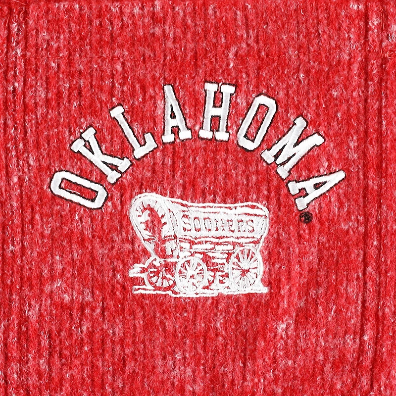 Gameday Couture pour femme Crimson Oklahoma Sooners Switch It Up Tri-Blend Button-Up Shacket