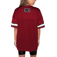 T-shirt tendance à strass pour femme Gameday Couture Crimson Oklahoma Sooners Until Kickoff
