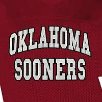 T-shirt tendance à strass pour femme Gameday Couture Crimson Oklahoma Sooners Until Kickoff