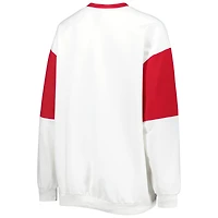 Sweat A capuche Gameday Couture Oklahoma Sooners It's Vibe Dolman blanc pour femme