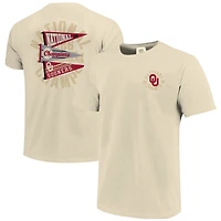 Women's Image One Cream Oklahoma Sooners 2026 NCAA Baseball Men's College World Series Champions Pennant T-Shirt