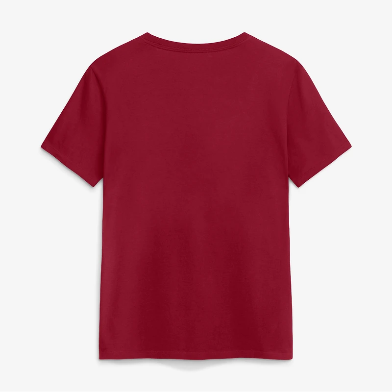 Women's Jordan Brand Crimson Oklahoma Sooners Script Mantra Logo T-Shirt