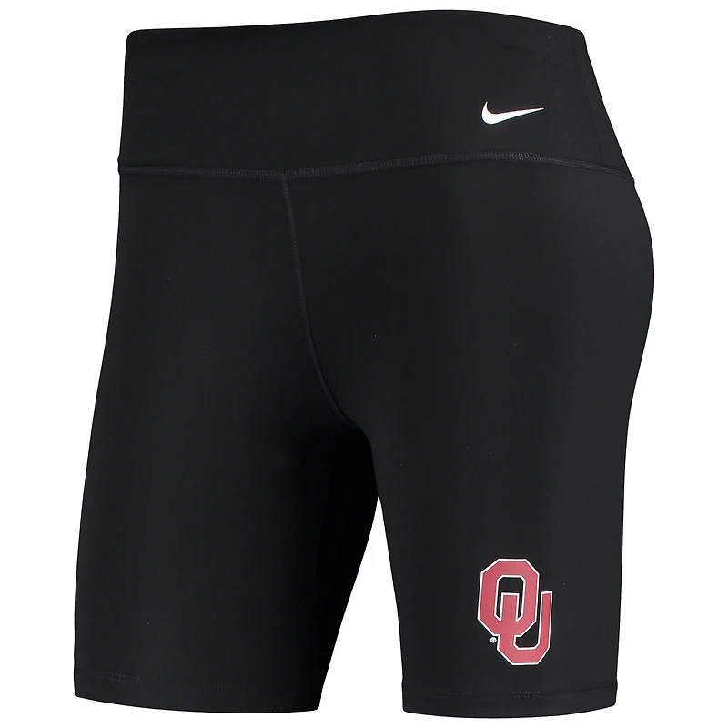 Short Oklahoma Sooners Biker Performance Nike noir pour femme