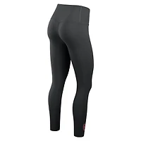 Women's Nike Black Oklahoma Sooners Zenvy High Rise Dri-FIT 7/8 Leggings