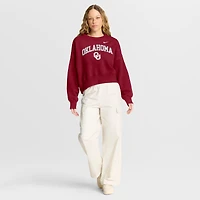 Sweat-shirt Nike Crimson Oklahoma Sooners surdimensionné Phoenix Arch pour femme