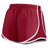 Short Nike Crimson Oklahoma Sooners Primetime Tempo Performance pour femme