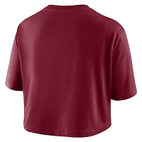 T-shirt court Nike Crimson Oklahoma Sooners Wordmark pour femme