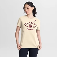 Women's Nike Natural Oklahoma Sooners Legacy Team Name T-Shirt