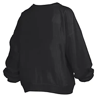 Sweat-shirt oversize noir Pressbox pour femme Oklahoma Sooners Big Aug Script Janice