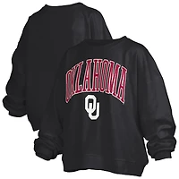 Women's Pressbox  Black Oklahoma Sooners Plus Nelson Janise Sweatshirt