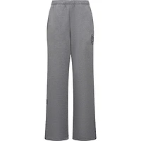 Pantalon de survêtement en polaire coupe décontractée Pro Standard Heather Charcoal pour femmes Oklahoma Sooners ton sur neutre