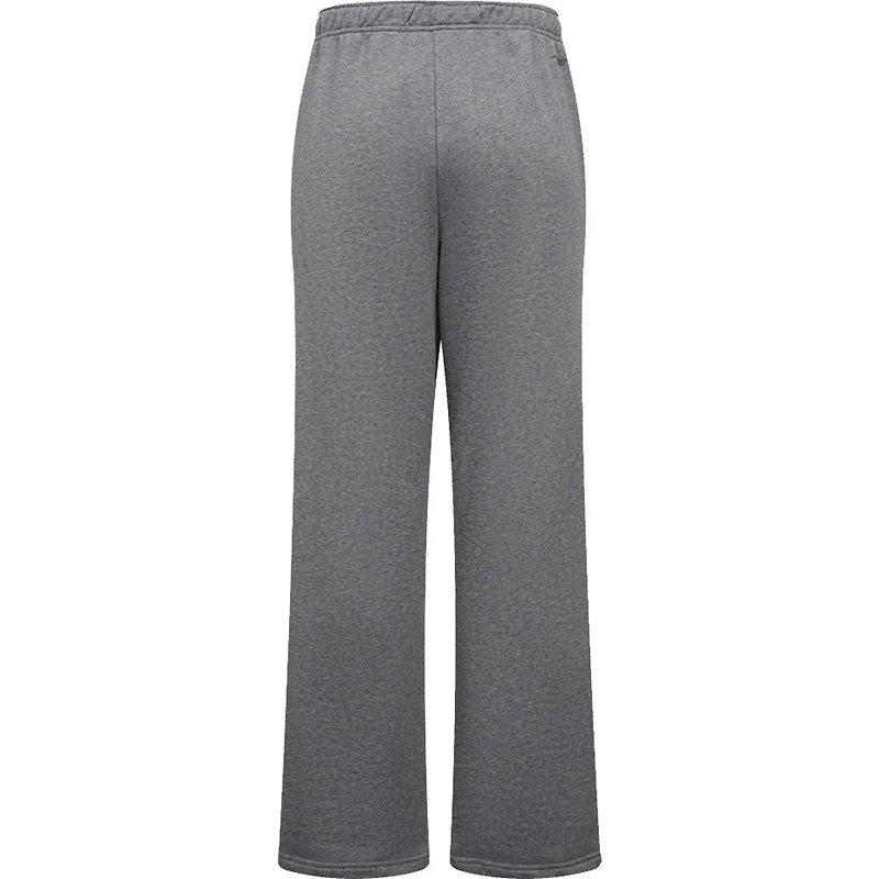 Pantalon de survêtement en polaire coupe décontractée Pro Standard Heather Charcoal pour femmes Oklahoma Sooners ton sur neutre