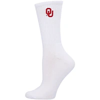 Women's ZooZatz Crimson/White Oklahoma Sooners 2-Pack Quarter-Length Socks