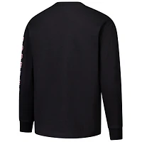 T-shirt à manches longues avec logo vieilli Oklahoma Sooners, champion des jeunes, noir