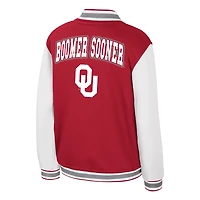 Blouson aviateur entièrement zippé Grand Tour des Oklahoma Sooners du Colisée pour jeunes