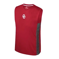 Youth Colosseum Crimson Oklahoma Sooners Smak Talk Sleeveless T-Shirt