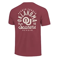 T-shirt confortable à superposition de mascotte des Sooners l'Oklahoma pour jeunes