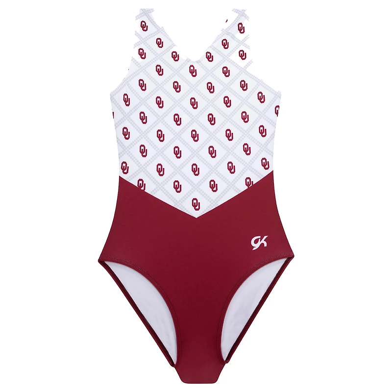 Youth Crimson Oklahoma Sooners Elite Replica Leotard
