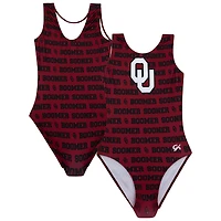 Justaucorps Elite Spirit pour jeunes Crimson Oklahoma Sooners