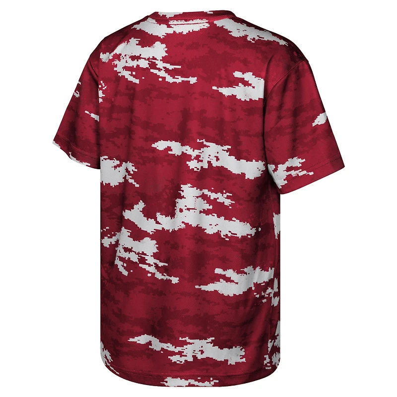 Youth Crimson Oklahoma Sooners Scrimmage Sublimated T-Shirt