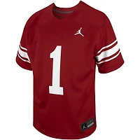 Maillot de jeu réplique Jordan Brand #1 Crimson Oklahoma Sooners Untouchable pour jeunes
