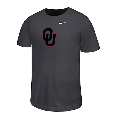 T-shirt Nike anthracite pour jeune Oklahoma Sooners Legend Color Pop Performance