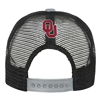 Casquette ajustable Youth Outerstuff Crimson/Cream Oklahoma Sooners Modern Fan Trucker