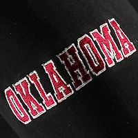 Youth Stadium Athletic Black Oklahoma Sooners Big Logo Pullover Hoodie