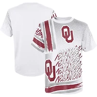 T-shirt blanc Oklahoma Sooners Gametime Multi-Hit pour jeune