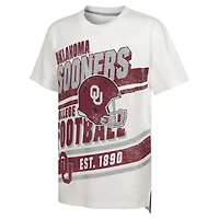 T-shirt surdimensionné blanc pour jeunes des Sooners de l'Oklahoma « Let's Get Loud »