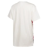 T-shirt surdimensionné blanc pour jeunes des Sooners de l'Oklahoma « Let's Get Loud »