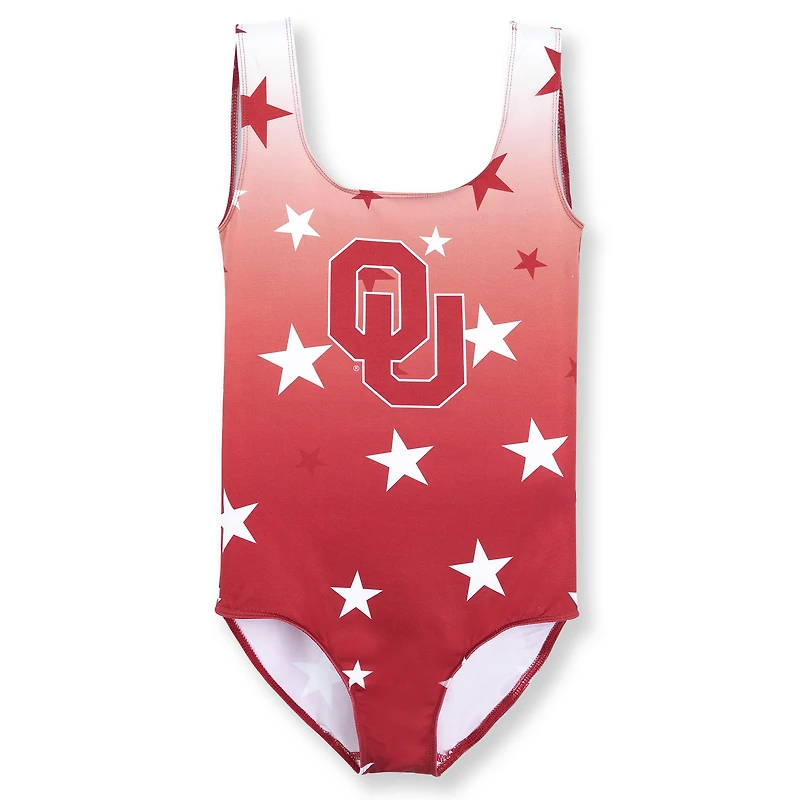 Youth ZooZatz Crimson Oklahoma Sooners Dance Leotard