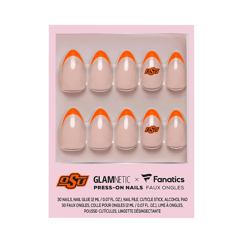 Kit de manucure Glamnetic x Fanatics Oklahoma State Cowboys