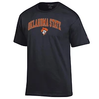 T-shirt noir avec logo Arch Over des Cowboys de l'Oklahoma State Champion pour homme