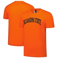 T-shirt arqué orange fanatiques pour hommes des Cowboys de l'Oklahoma State