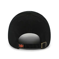 Men's '47 Black Oklahoma State Cowboys Clean Up Adjustable Hat