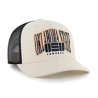 Men's '47  Natural Oklahoma State Cowboys Drawbridge Trucker Adjustable Hat