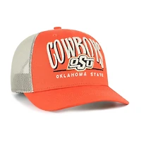 Casquette de camionneur ajustable orange 47 des Cowboys de l'Oklahoma State pour homme