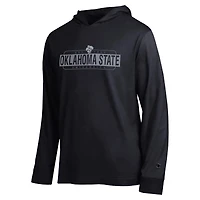 T-shirt à capuche manches longues Champion Black Oklahoma State Cowboys All-Star pour homme