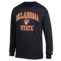 Men's Champion Black Oklahoma State Cowboys High Motor Long Sleeve T-Shirt