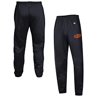 Pantalon de survêtement en molleton Powerblend noir Champion Oklahoma State Cowboys pour homme