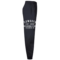 Men's Champion  Black Oklahoma State Cowboys Powerblend Banded Fleece Sweatpants