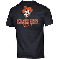 Men's Champion Black Oklahoma State Cowboys Stack 2-Hit T-Shirt