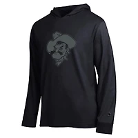 T-shirt à capuche manches longues Champion Black Oklahoma State Cowboys Tonal All-Star pour homme